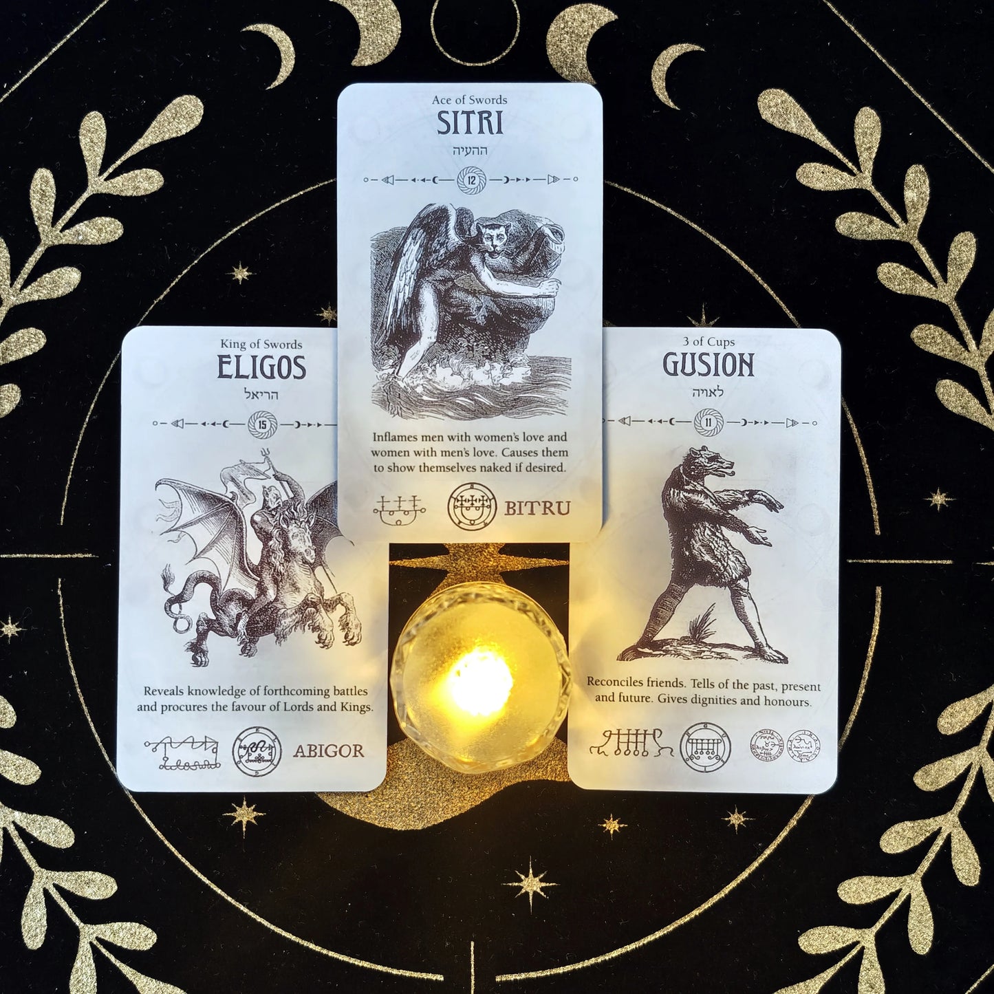 NEW Occult Tarot Cards Set A 78 Deck Oracle Card Family Party Playing Cards Board Solomonic Ancient Magickal Grimoires