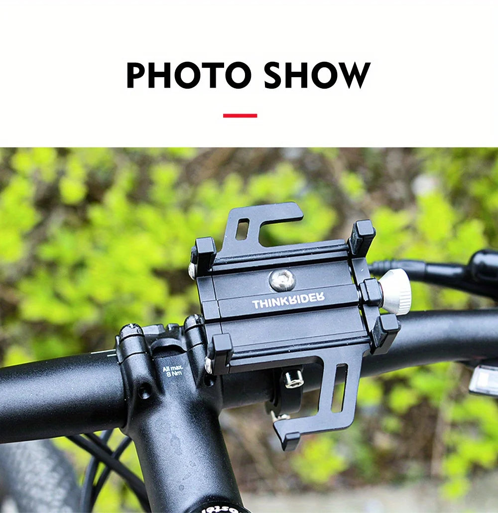 ThinkRider Bicycle Mobile Phone Rack Aluminum Mountain Road Car Navigation Takeout Rider Driving Special Support