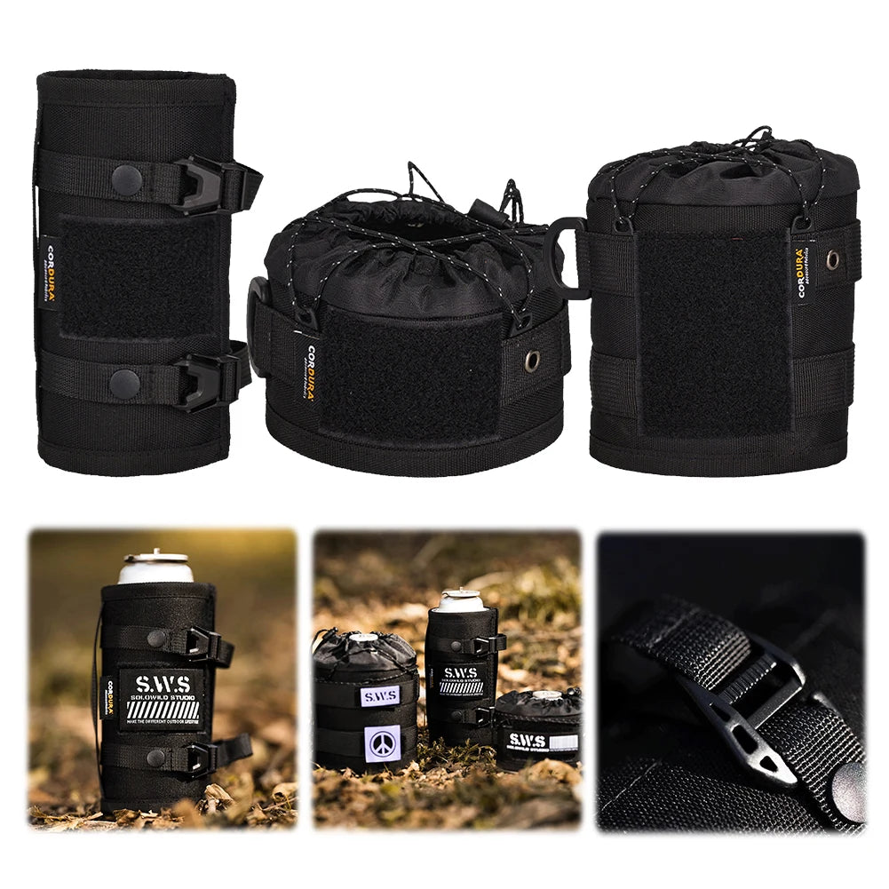 Gas Tank Protective Case Anti-Fall Gas Tank Storage Bag Waterproof Outdoor Gas Cylinder Sleeve for Outdoor Camping