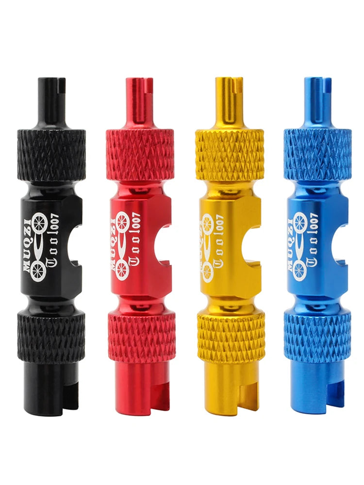 MUQZI MTB Road Bike Schrader Presta Valve Removal Wrench Multifunction Tire Valve Installation Spanner Valve Core Tool