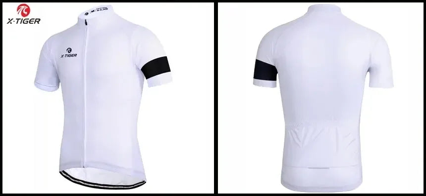 X-TIGER Men Cycling Jersey Breathable MTB Road Bike Coat Short Sleeves Bike Clothing Cycling Jacket Ciclismo Bicycle Shirts
