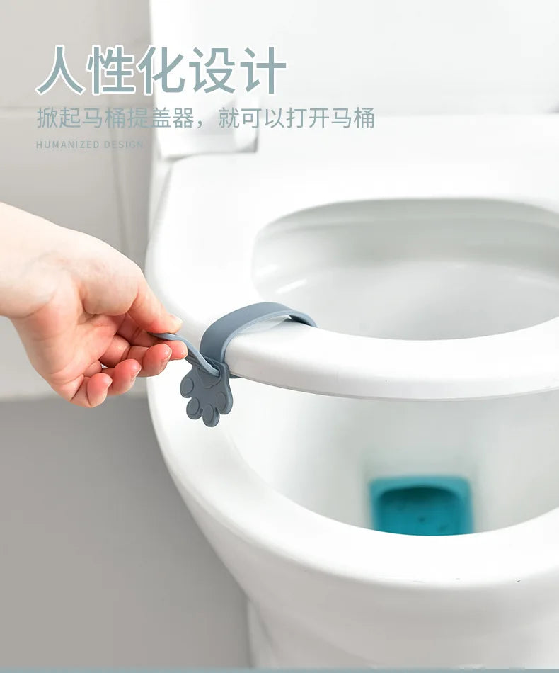 Toilet Lid Lifter Toilet Lid Lift Handle Accessories Household Toilet Seat Flip Lid Handle To Prevent Dirty Hands for Bathroom