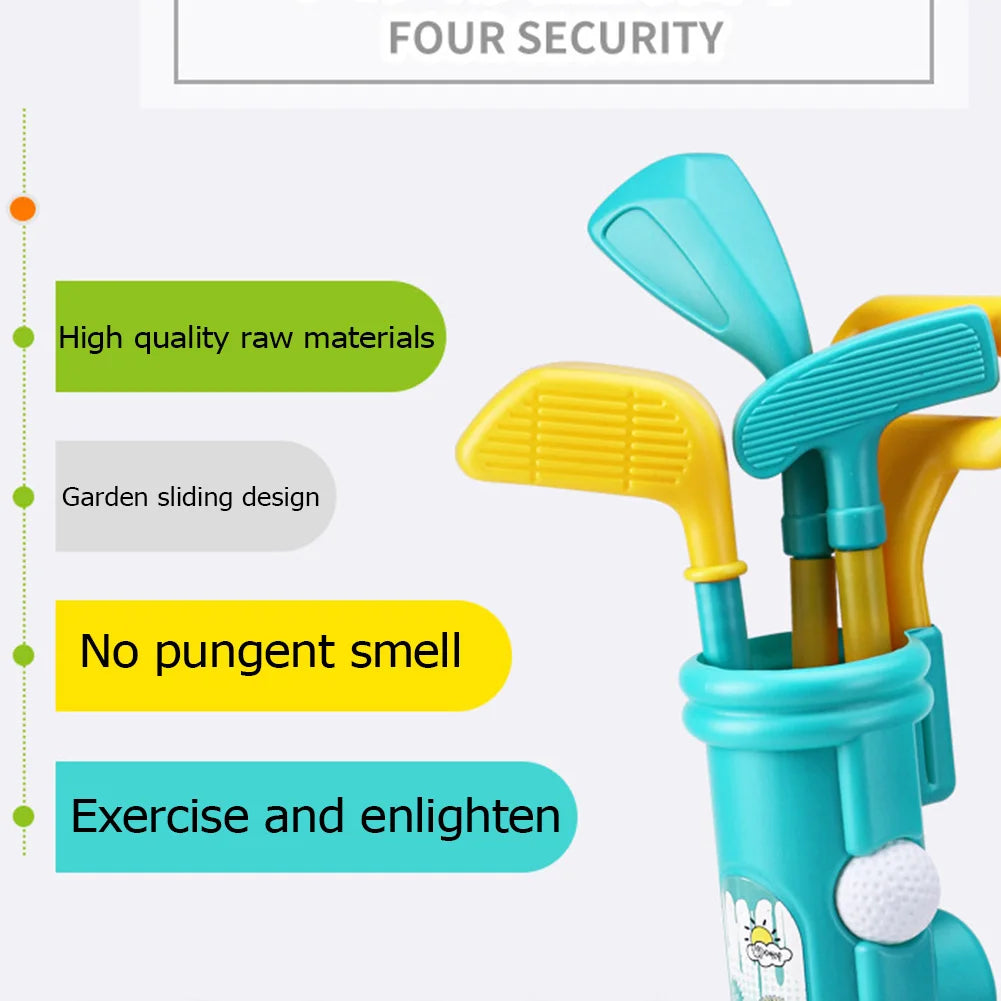Mini Putter Golf Club Toy Funny Sports Golf Clubs Set Parent Child Educational Activities Outdoor Sports Game Toy
