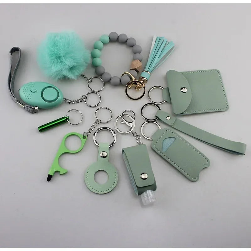 Self Defense Keychain for Women - Personal Safety Alarm with LED Light & Emergency Whistle | Protective Security Accessories