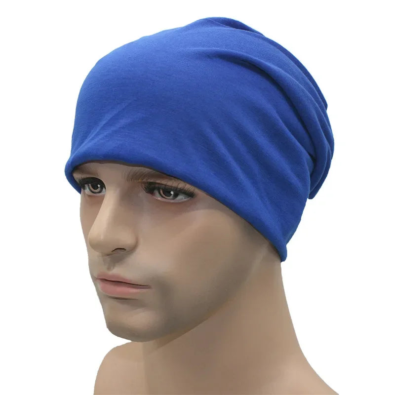 Spring Hats for Women Thin Beanies Knitted Cap Girl Autumn Cool Candy Color Beanie Men Cotton Pile of Pile Cap Bonnet Casual Cap