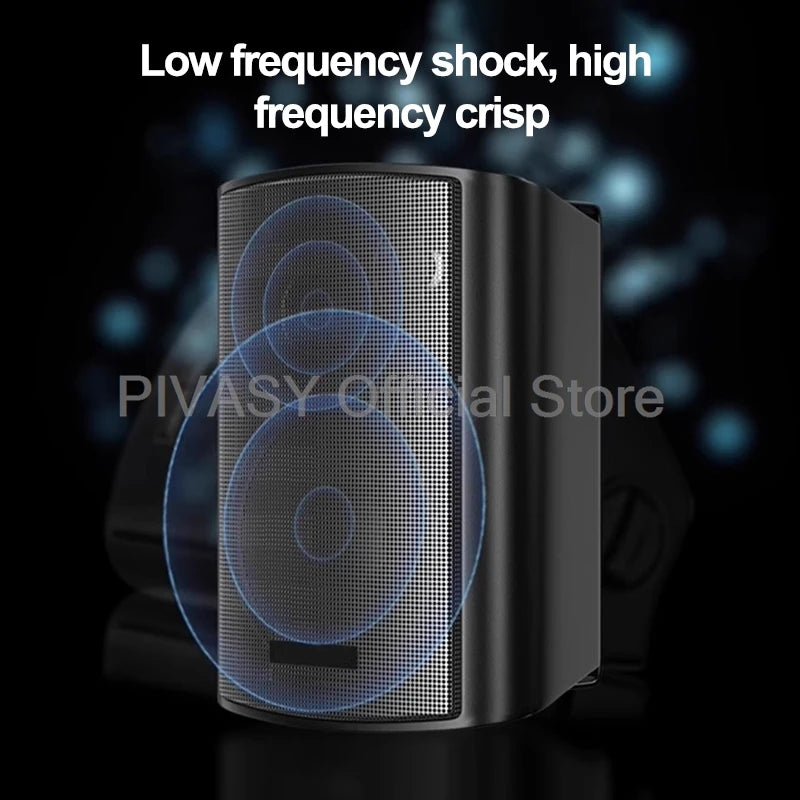 50W 8.5 Inch Bluetooth Speaker Audience High Power Speaker Amplifier Smart Sound Box High Fidelity Home Cinema for TV PC Desktop