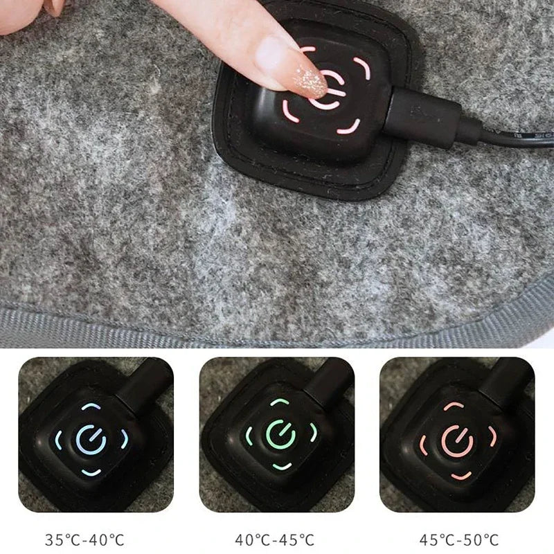 160cm Electric Blanket USB Heater Heated Blanket Mattress Thermostat Electric Heating Blanket Winter Body Warmer Camping Outdoor
