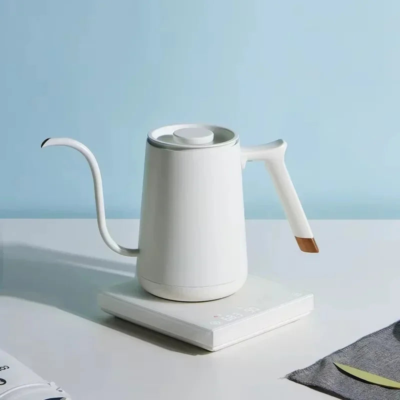 Timemore Fish Smart Electric Pour Over Kettle 600ml 220v Fine Mouth Temperature Control Customize Hand Brew Coffee Pot
