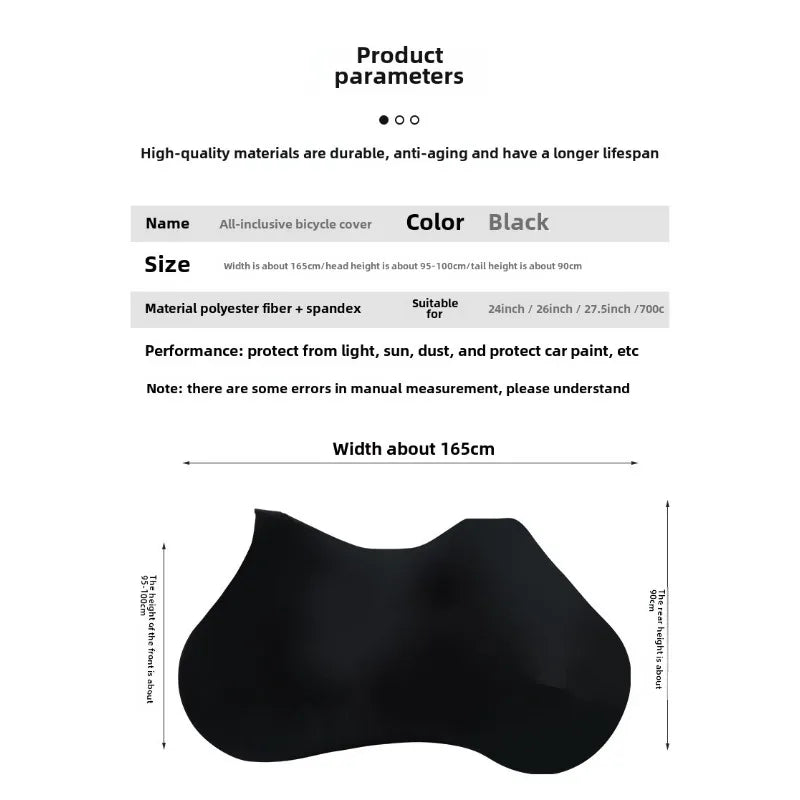 Bike All Protector Cover MTB Bicycle Protective Gear Anti-dust Wheels Frame Cover Scratch-proof Storage Bag Cycling Accessories