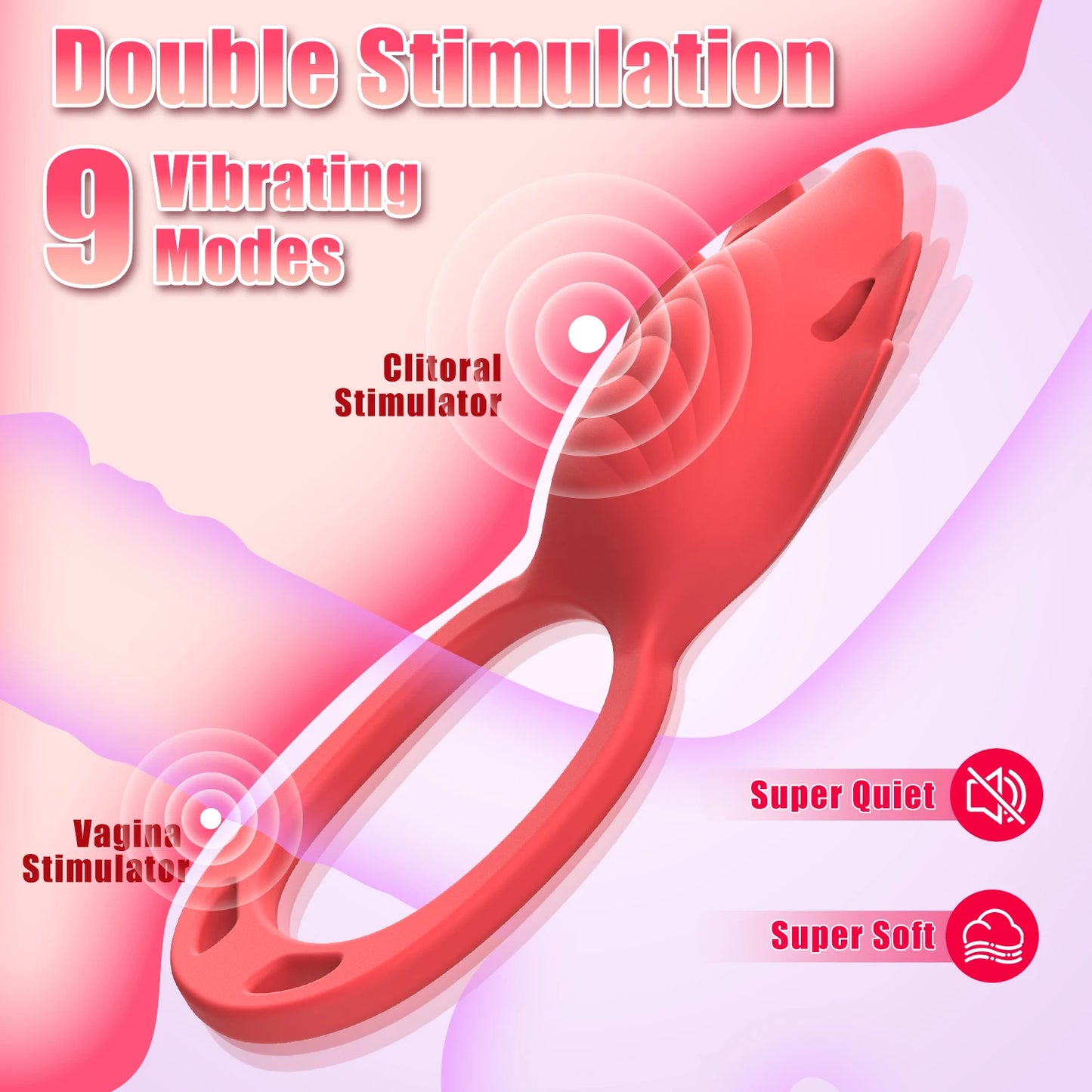 Wearable Panty Vibrator Female 9 Vibration with APP Control Vibrating Penis Ring Clitoral Stimulator Adult Sexy Toys for Couple