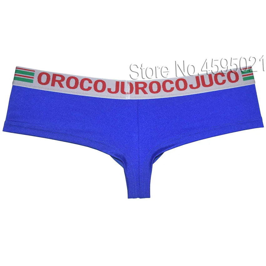Cheeky Men's Boxers Shorts Thong Brazilain Underwear Bulge Pouch Male Bikini Briefs Micro Trunk 1/3 Rear Coverage Underpant Soft