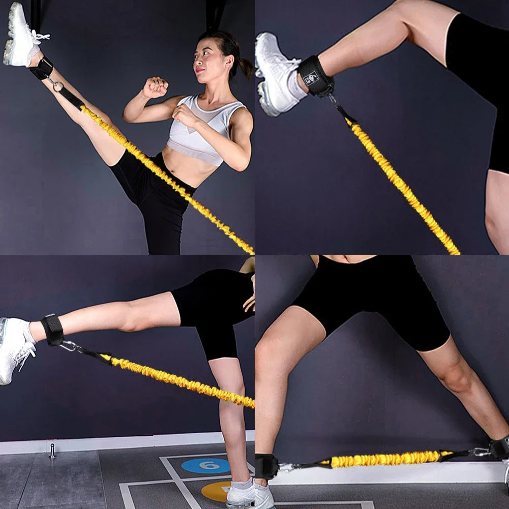20LB-80LB Thicken Latex Gym Rubber Pull Rope Resistance Band Fitness Training Trainer Taekwondo Kick
