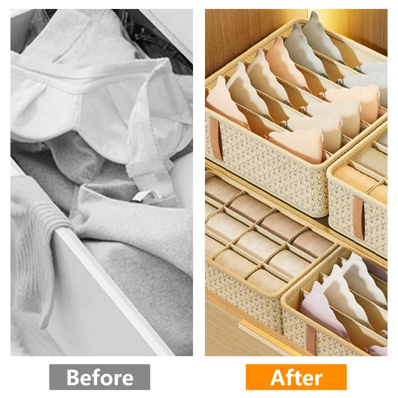 Closet Organizer Underwear Drawer Organizer Socks Bra Clothing Storage Box Wardrobe Organizer Clothes Cabinet Drawer Organizers