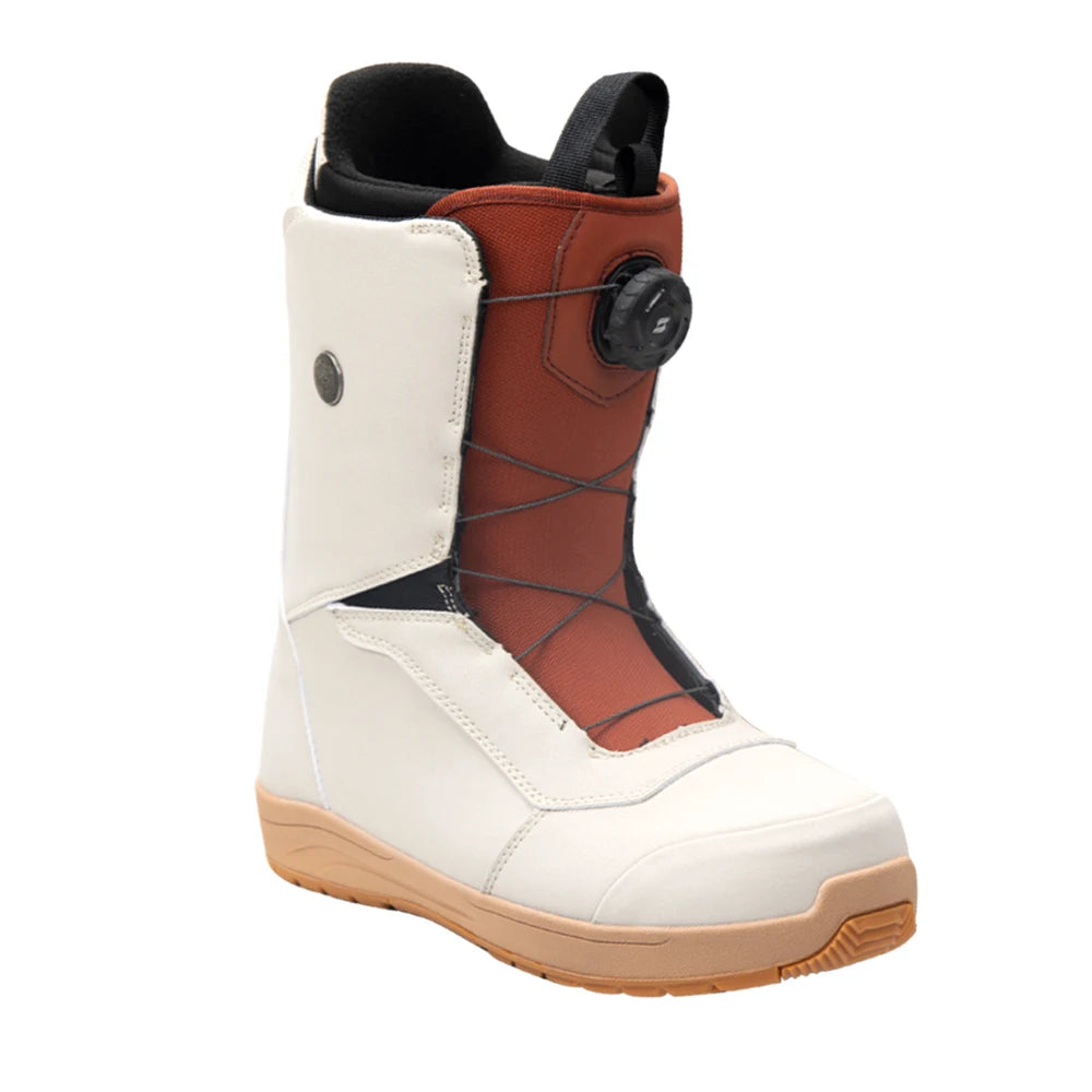 TERROR ONLY Quick Lacing Snowboard Boots FITGO System Single Dial Warm Waterproof Anti-Slip Shoes Men Women