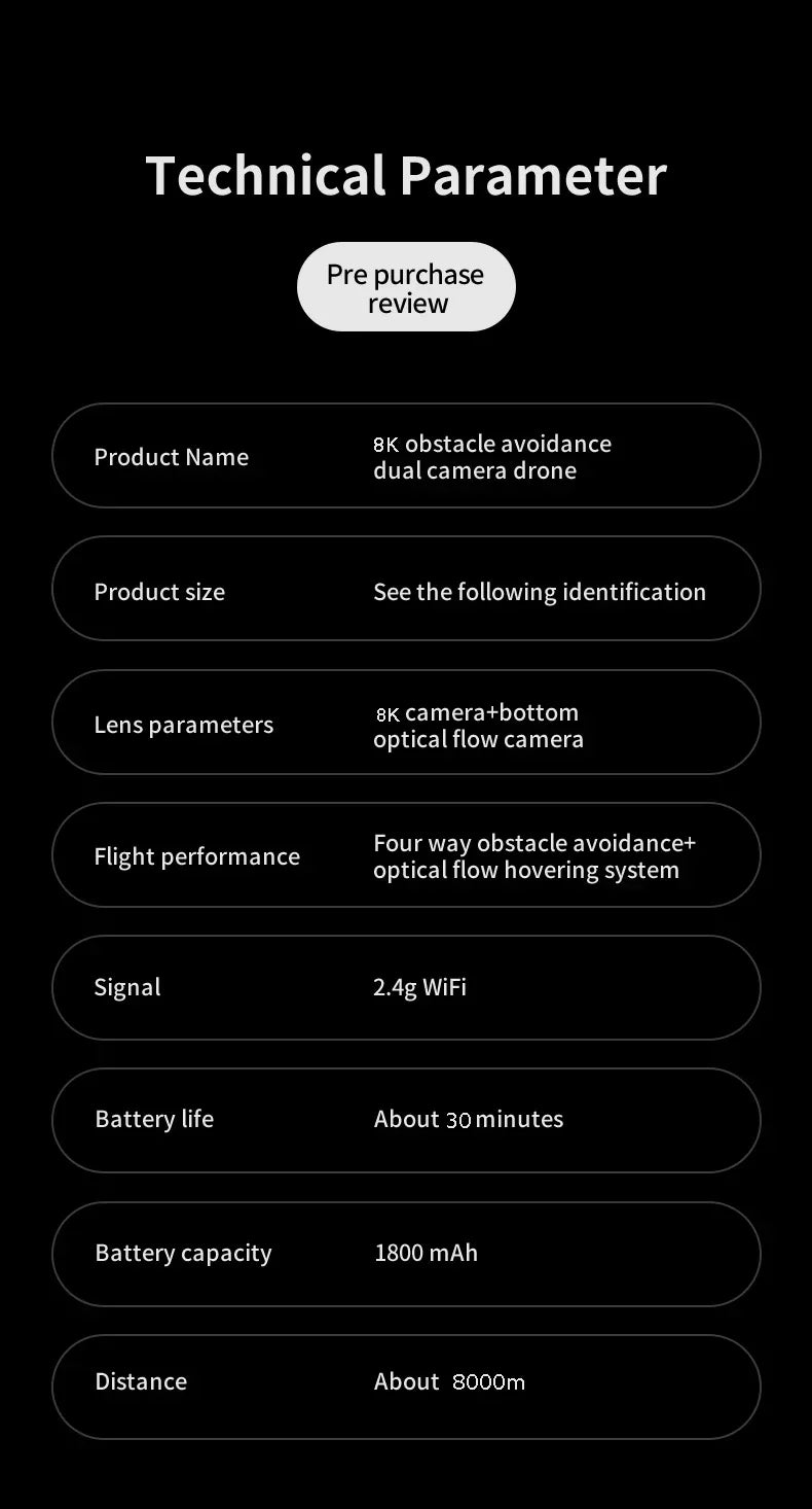 2025 KY102 Drone 8K Professional Dual Camera Brushless Quadcopter Obstacle Avoidance Optical Flow Aerial Drone RC 10000M