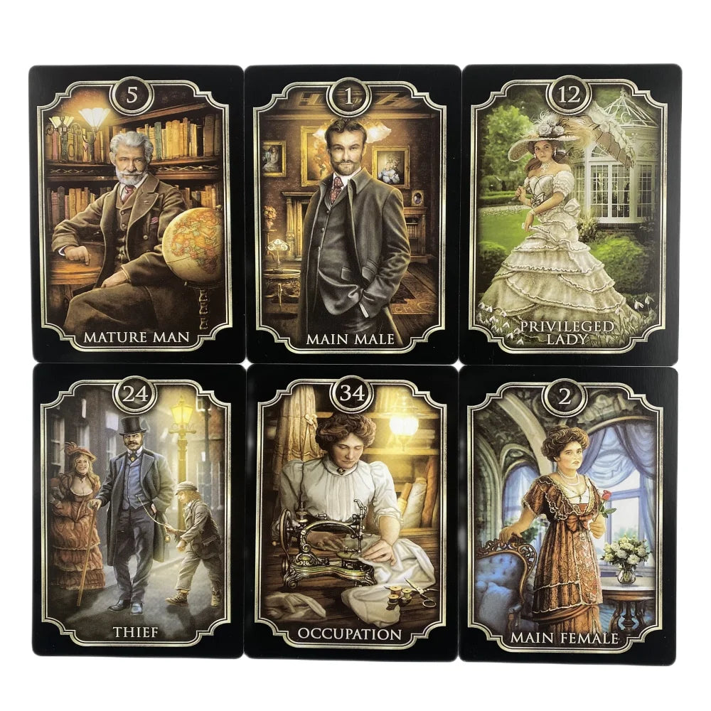 Fin De Siecle Kipper Fortune Telling Deck Oracle Cards Classic Wisdom Divination Visions Tarot Board Games Deck Party Edition