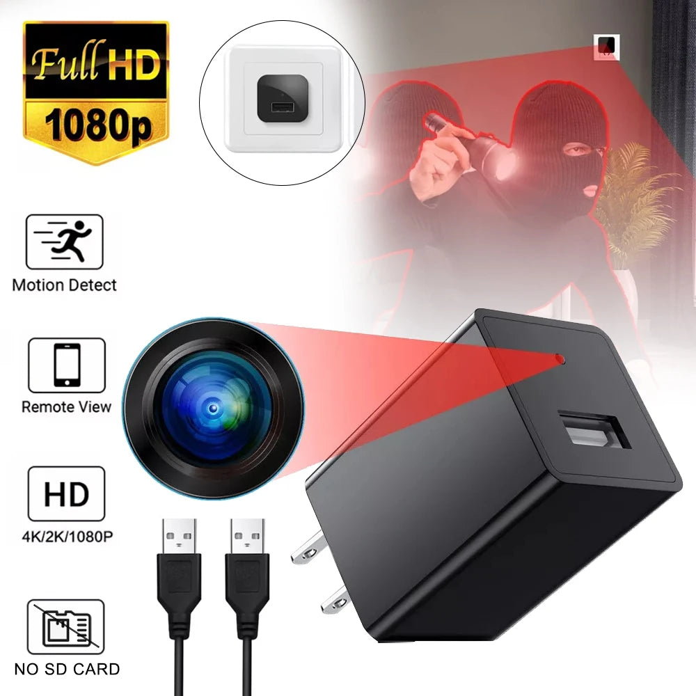1080P HD Mini Wifi Camera Invisible Espia Cam Night Vision Micro Camcorder 150° Wide Angle IP Webcam Remote Monitoring Magnetic