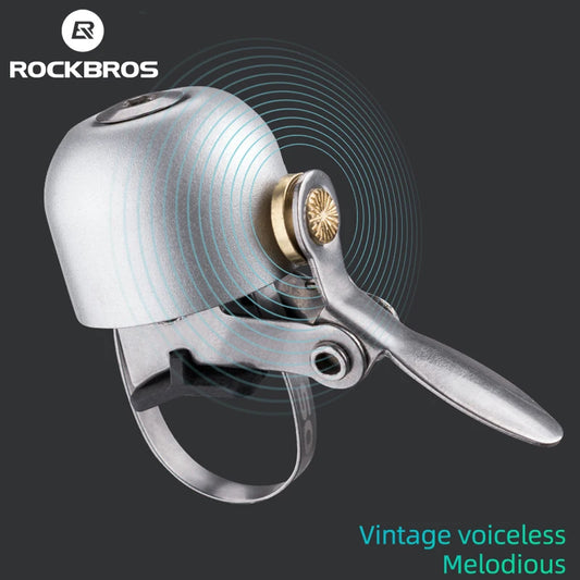 ROCKBROS Steel Copper MTB Bike Ordinary Bell Clearly Sounds Riding Bike Safety Horn Ultralight Cycling Bell Bicycle Accessories