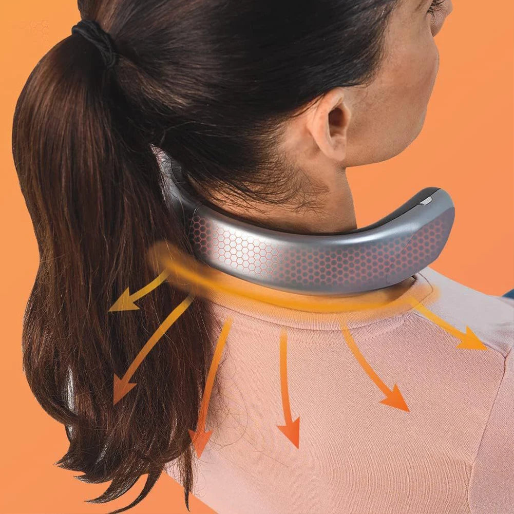 Neck Warmer Rechargeable Heat Therapy 4 Heat Settings Portable Neck Heater Heated Scarf for Outdoor Indoor Adults Childs Elders