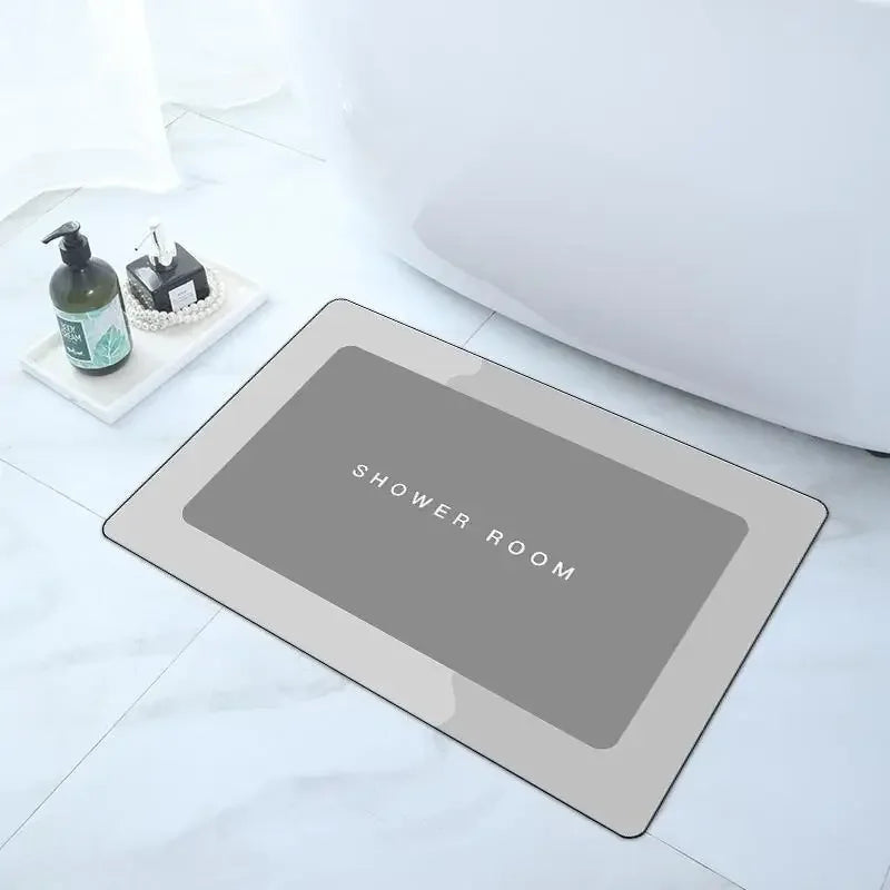 Super Absorbent Bathroom Anti-slip Mat Diatomaceous Earth Bathroom Mat Bathtub-Mat Door Mat Shower-Mat Easy To Clean Home