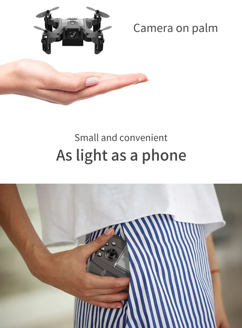 Xiaomi V2 New Mini Drone Professional HD Camera 5G Wifi FPV Air Pressure Altitude Hold Foldable Quadcopter RC Drone Toys UAV