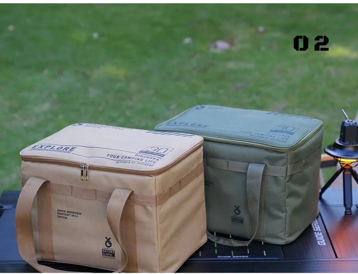 Tactical Camping Storage Bag, 26L Camping Luggage Bag for Hiking, Large Space Cookware Tableware Storage Bag for Picnic