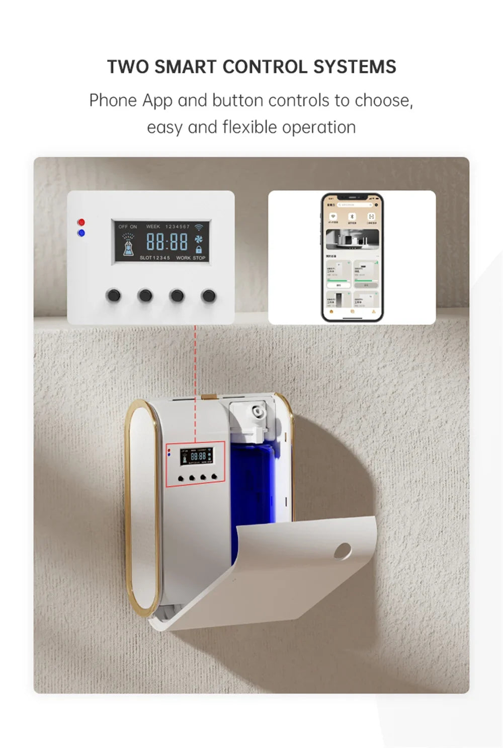 Smart Aroma Diffuser Waterless Scent Diffuser Intelligent Machine Air Fresheners for Home Hotel Scent Machine Room Fragrance