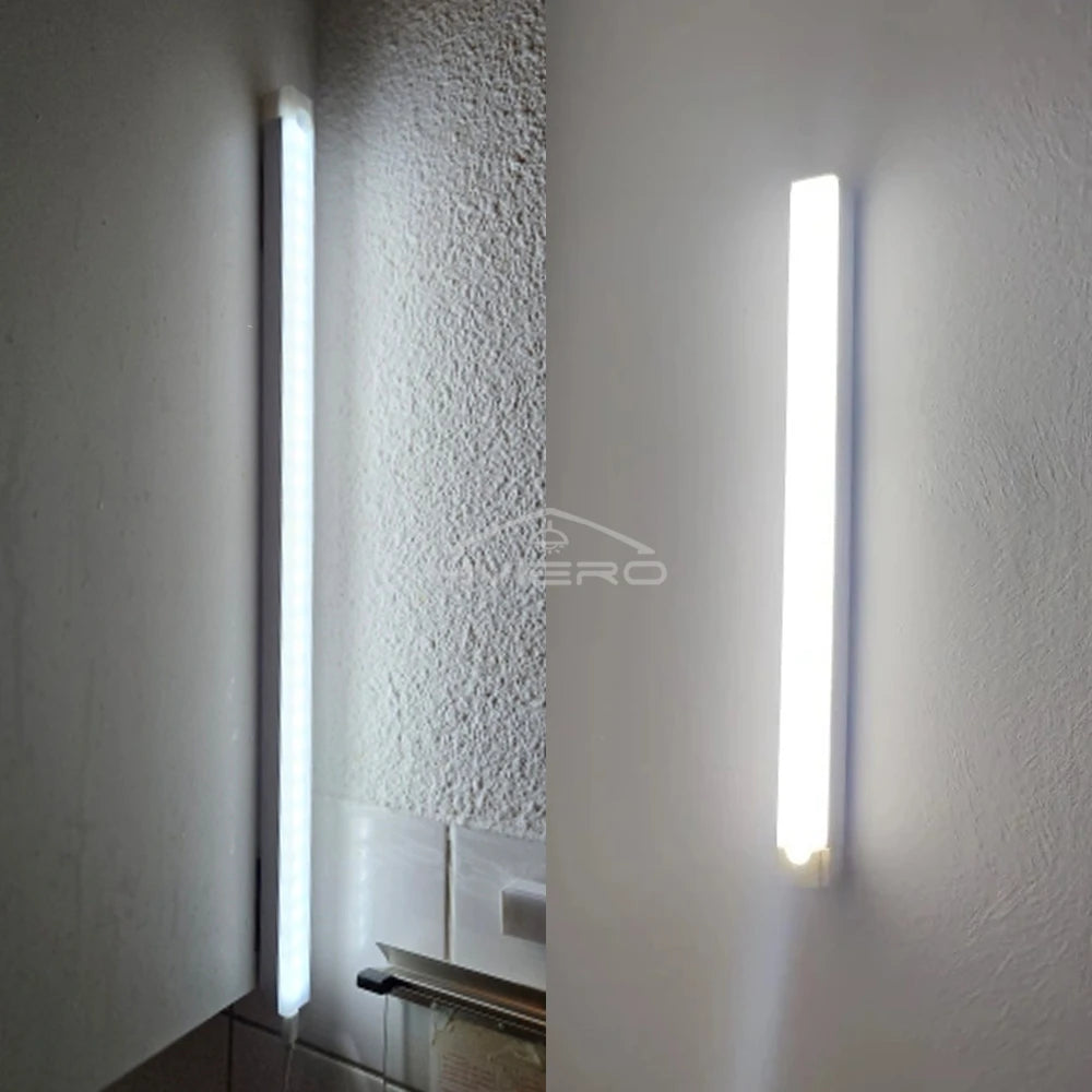 Motion Sensor Night Lights Wireless LED Cabinet Lamps USB Rechargeable Magnetic For Wardrobe Room Closet Kitchen Aisle lighting