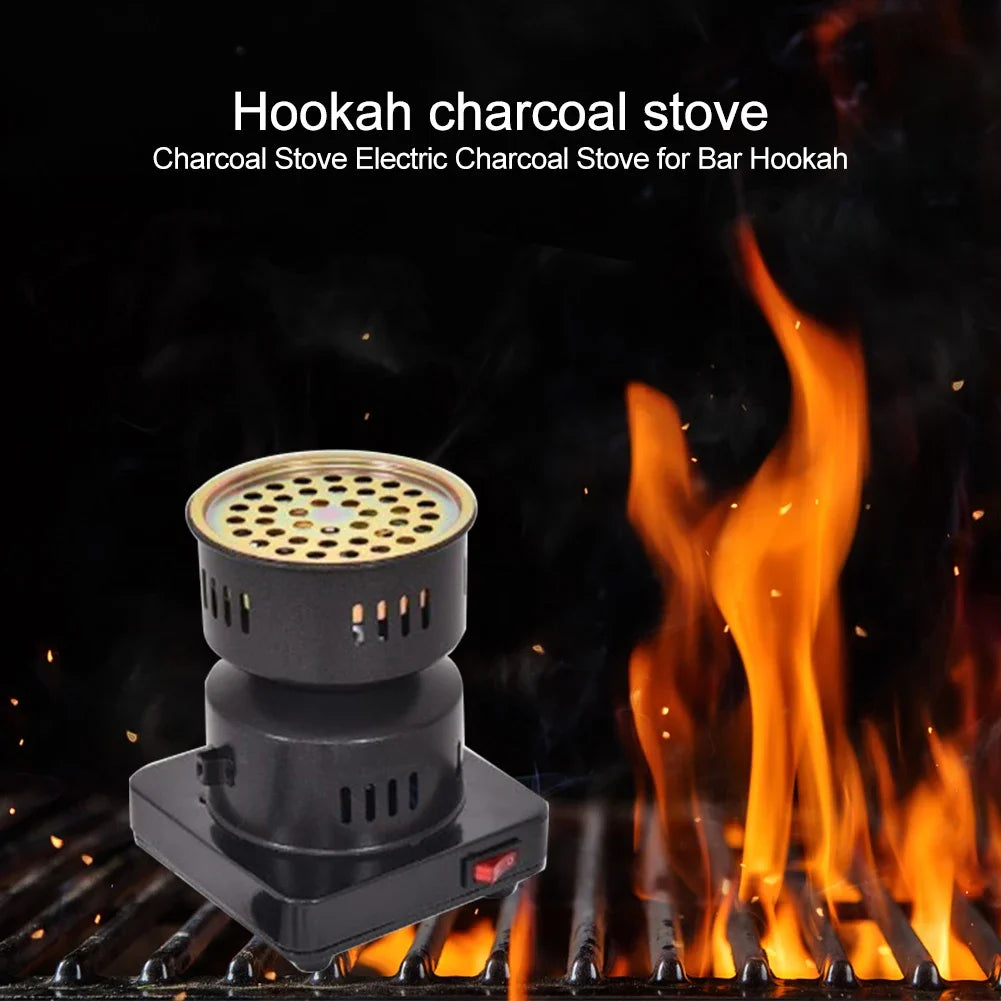 600W Electric Stove Charcoal Burner Coal Heater Shisha Hookah Heating Coal Lighter Stove for Portable Detachable BBQ Party Tool