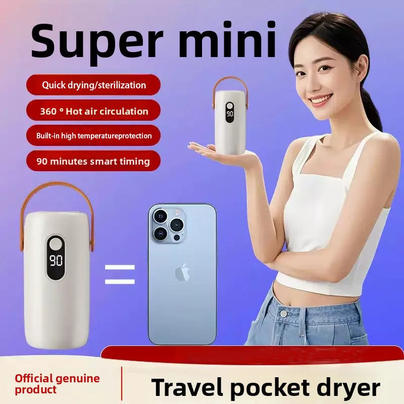 Portable Clothes Dryer Compact Electric Drying Machine for Home Foldable Clothes Dryer Convenient clothing drying in dormitories