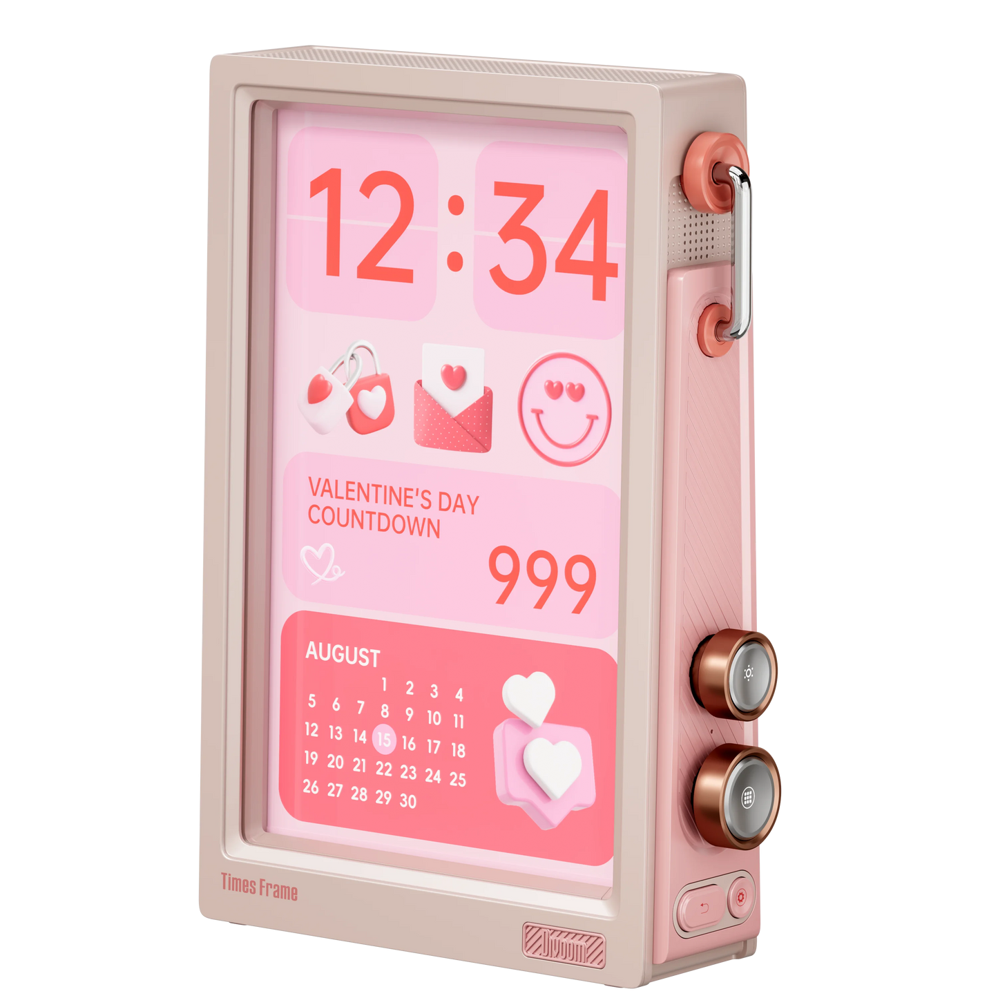 Divoom Times Frame Smart HD Screen | 10.1" DIY Digital Clock | Crypto Stocks Weather Calendar | Tech Gift Desk SetupPicture FramesGoWisse.com