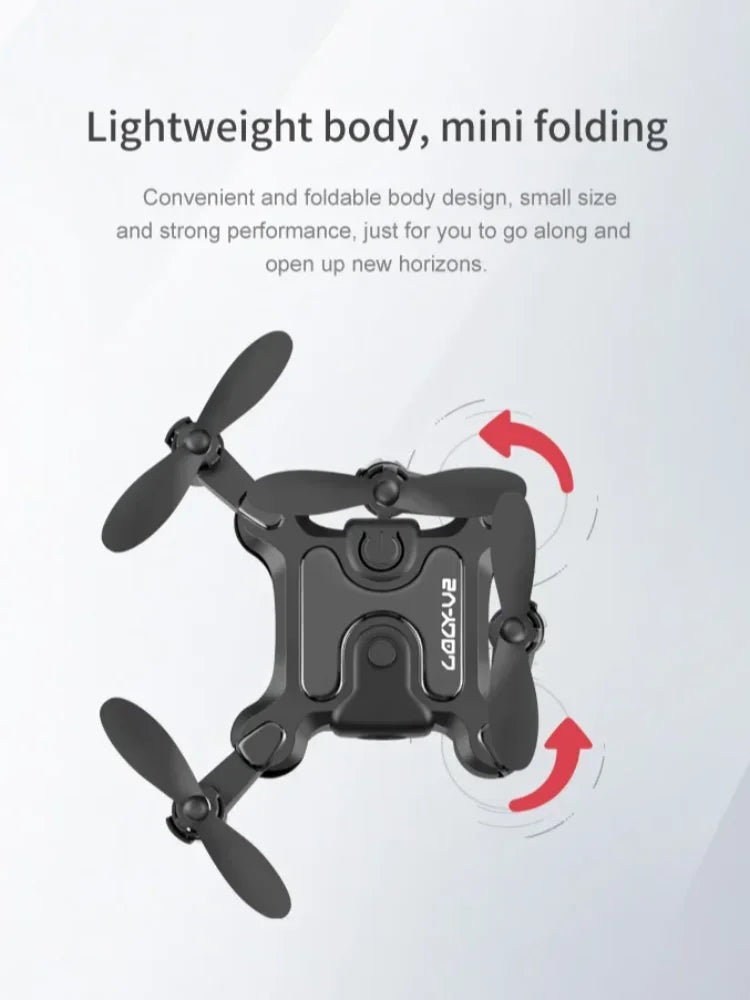 Xiaomi V2 New Mini Drone Professional HD Camera 5G Wifi FPV Air Pressure Altitude Hold Foldable Quadcopter RC Drone Toys UAV