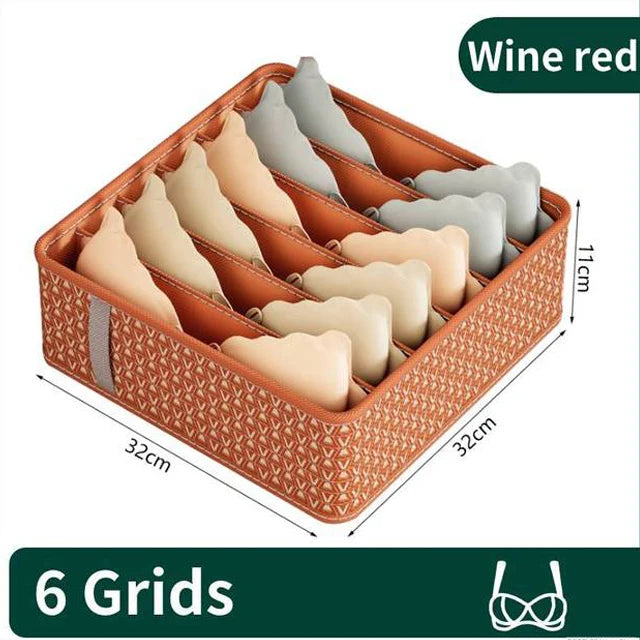 Closet Organizer Underwear Drawer Organizer Socks Bra Clothing Storage Box Wardrobe Organizer Clothes Cabinet Drawer Organizers