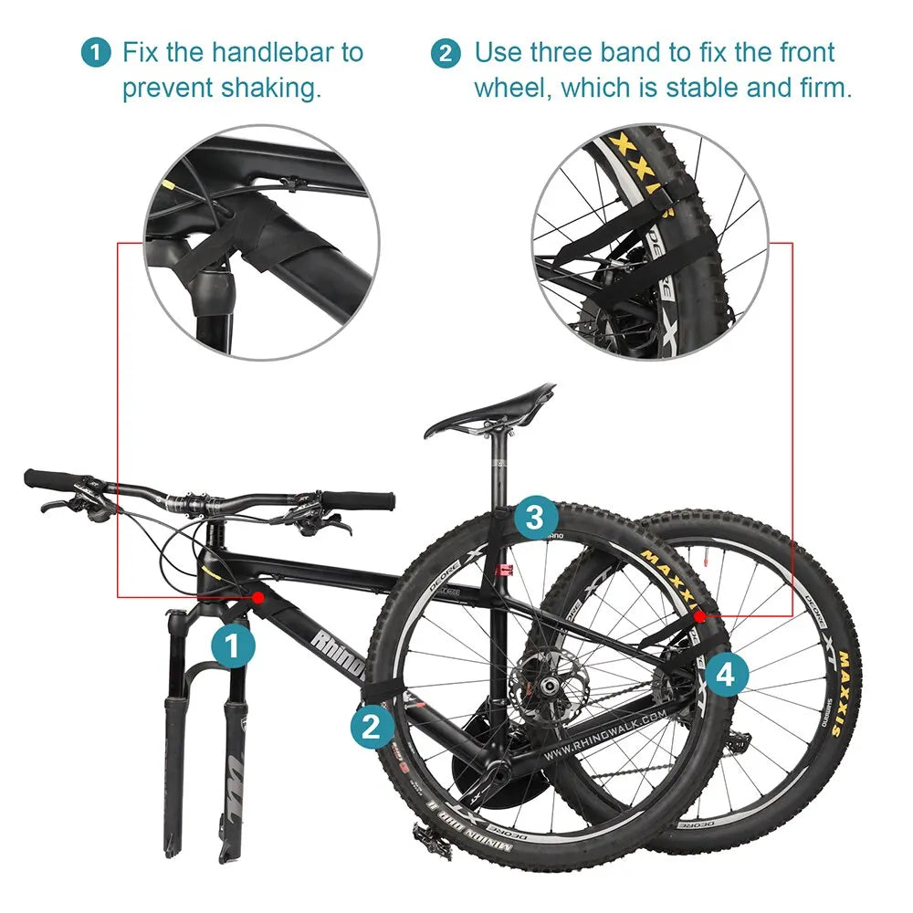 Rhinowalk Road Bicycle Storage Bag Cover Portable Fits 27.5" And below MTB/700C Road Bike Light Bike Travel Carry Shoulder Bag
