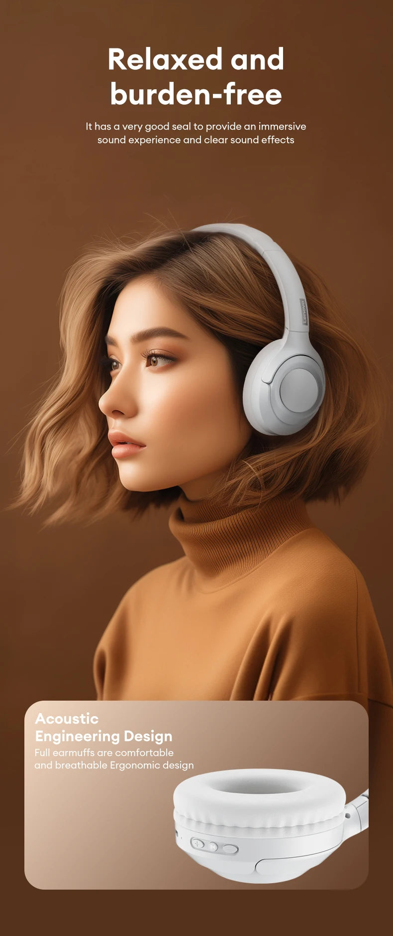 Original Lenovo TH54 Wireless Bluetooth 5.4 Earphones Long Battery Life Wearing Headphone HIFI Level Sound Quality Music Headset