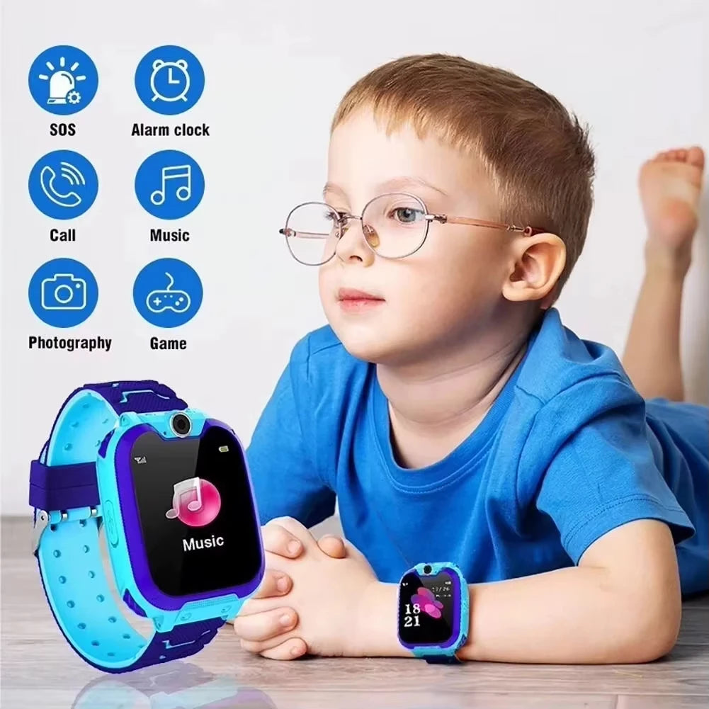 VIVO Kids 4G Smart Watch Sim Card Call Child SmartWatch SOS GPS Location Tracker Camera Waterproof Watch Gift For Ios Android