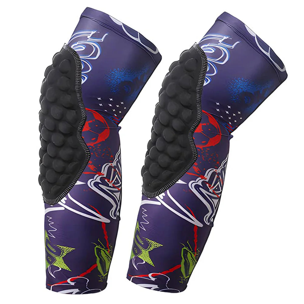 1Pair Youth Children Sports Anti-Collision Knee Pads Elastic Breathable Knee Support for Cycling Basketball Football Skateboard