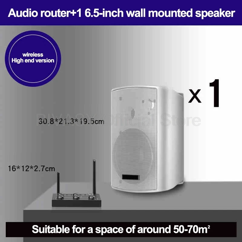 50W 8.5 Inch Bluetooth Speaker Audience High Power Speaker Amplifier Smart Sound Box High Fidelity Home Cinema for TV PC Desktop