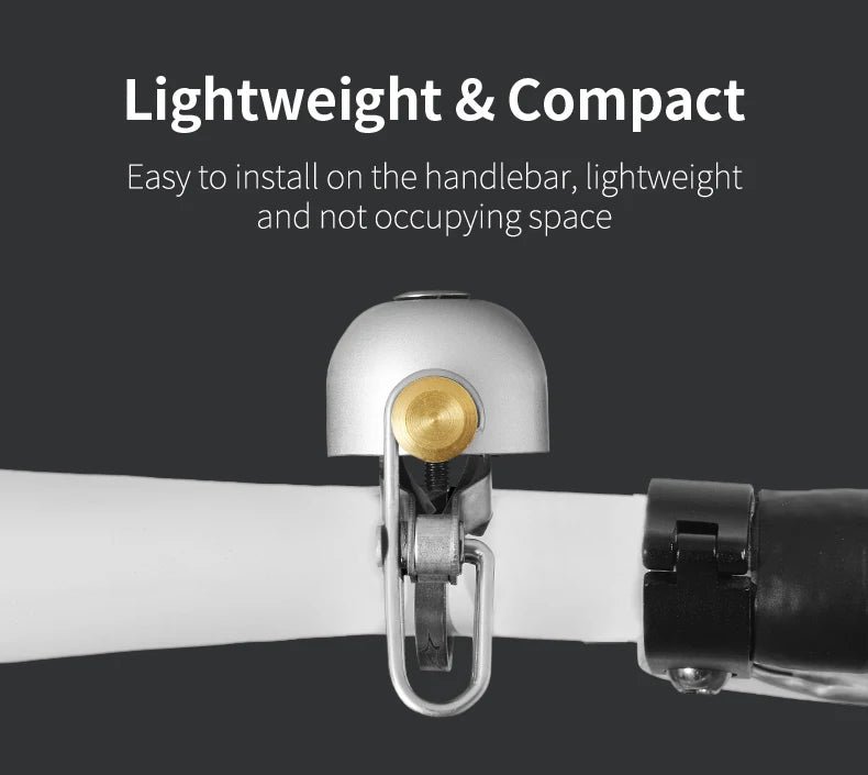 ROCKBROS Steel Copper MTB Bike Ordinary Bell Clearly Sounds Riding Bike Safety Horn Ultralight Cycling Bell Bicycle Accessories