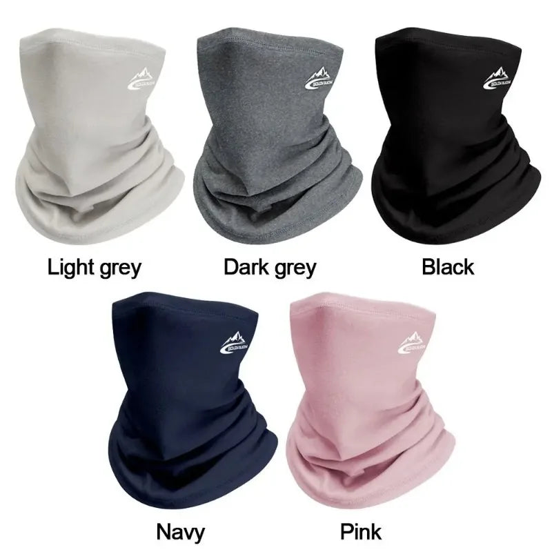 Winter Outdoor Cycling for Both Men and Women, with Plush Warm and Windproof Headscarves and Neck Covers for Face Protection