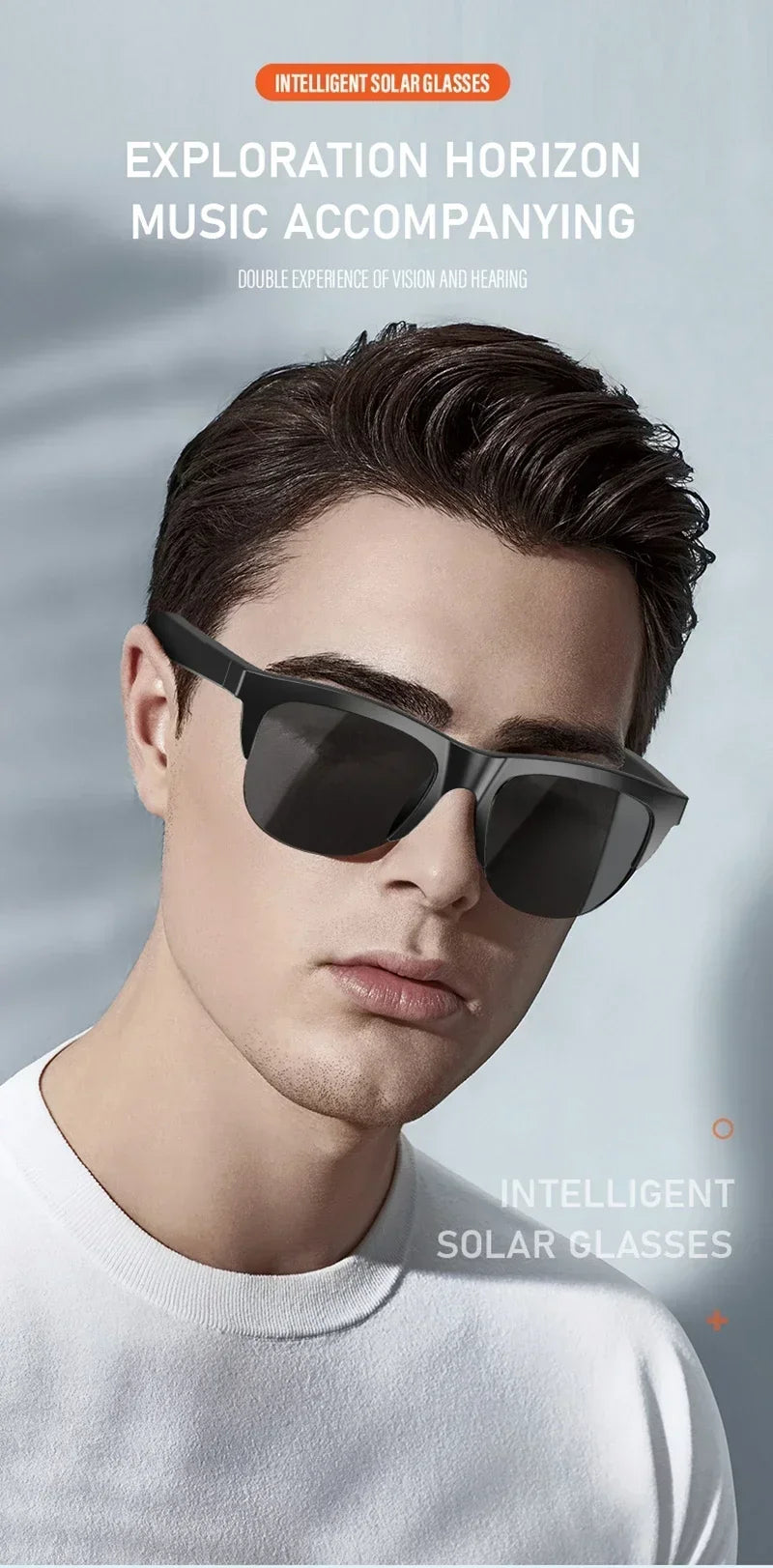 Xiaomi MIJIA Smart Sunglasses Glasses Waterproof Anti-UV Bluetooth Call Outdoor Sports Headphones HIFI Blue Light For Men Women