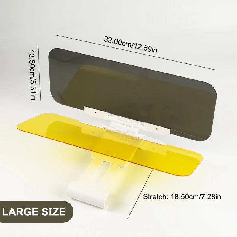 SEAMETAL Car Sun Visor HD View Day and Night Car Anti-glare Sun Visor Sun UV Blocked Clearly View Safety Driving Accessories