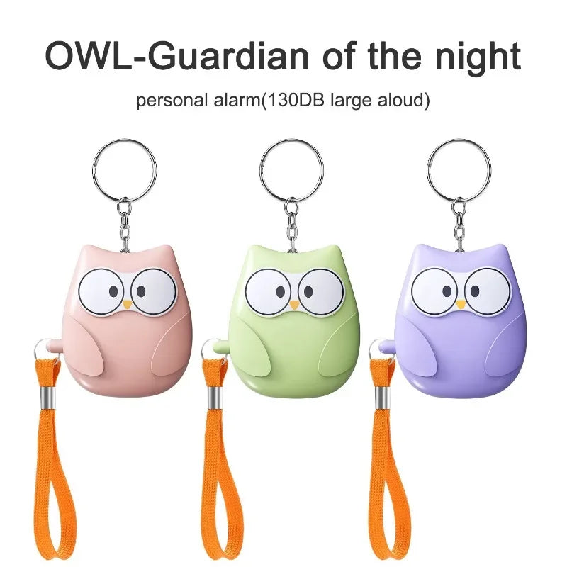 2025 Small and Easy To Carry Anti-attack Self-defence Alarm Rechargeable Battery Loud Key Chain 130db Personal Alarm