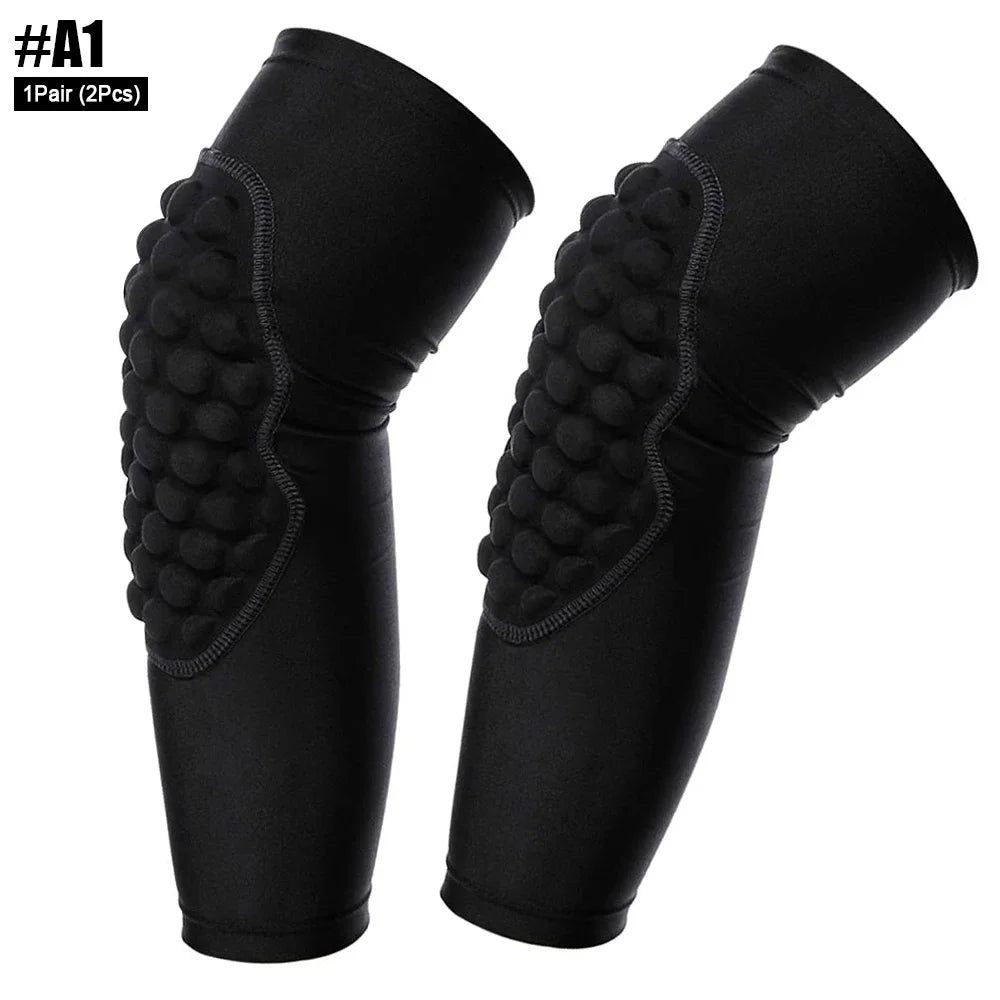 1Pair Youth Children Sports Anti-Collision Knee Pads Elastic Breathable Knee Support for Cycling Basketball Football Skateboard