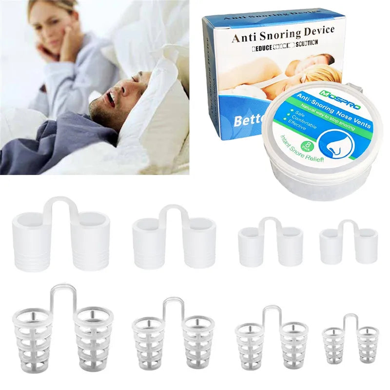 Anti Snoring Anti Snore Nose Clip Silicone Snoring Solution Device Snore Stopper Sleeping Aid Nasal Dilators Health Care