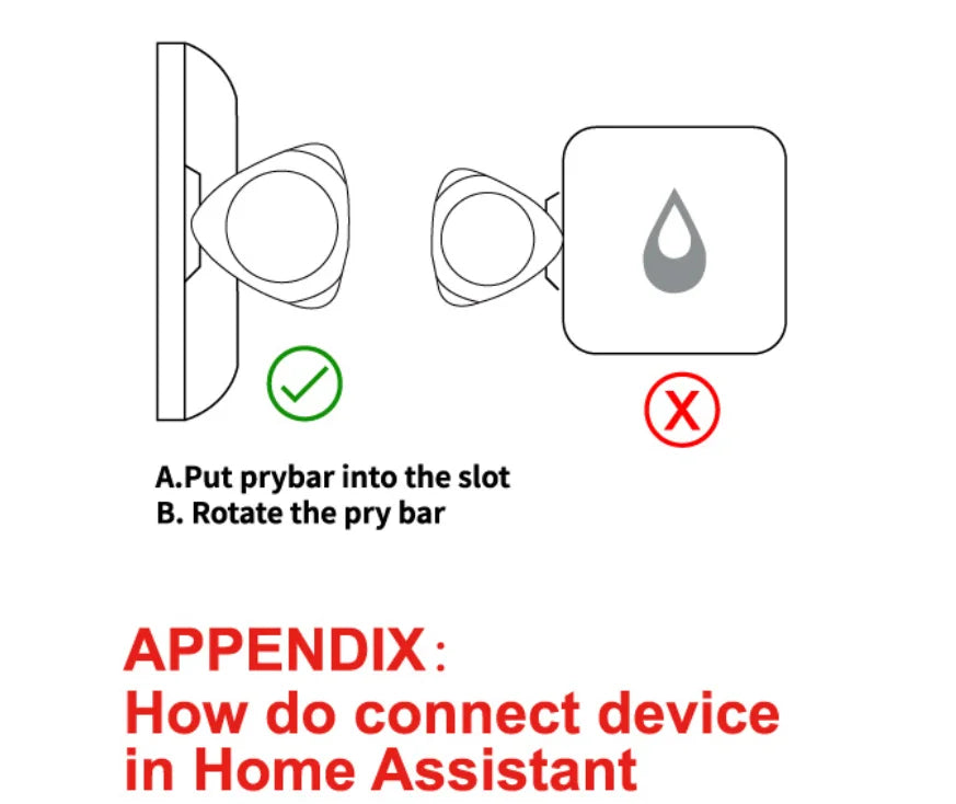 Tiny Water Leakage Smart Sensor ZigBee Smart Leakage Detector Alarm Supports tuya/Home Assistant/eWeLink for Smart Home Security