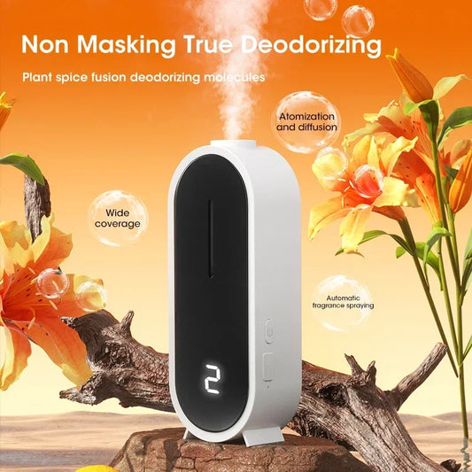 Automatic Circulating Aroma Diffuser Smart Air Scent Machine Home Essential Oil 50ml Tank Spray Fragrance Dispenser for Bedroom