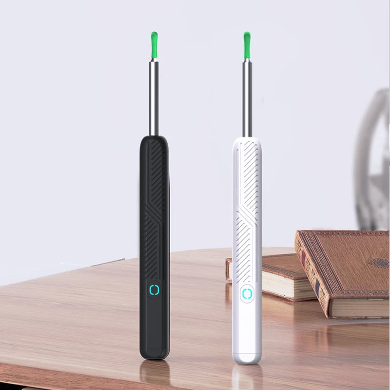 1-9pcs/Set Visual Ear Cleaner with Camera Ear Sticks USB Charging Ear Wax Removal Tool WIFI Connection 6 LED Lights Earpick