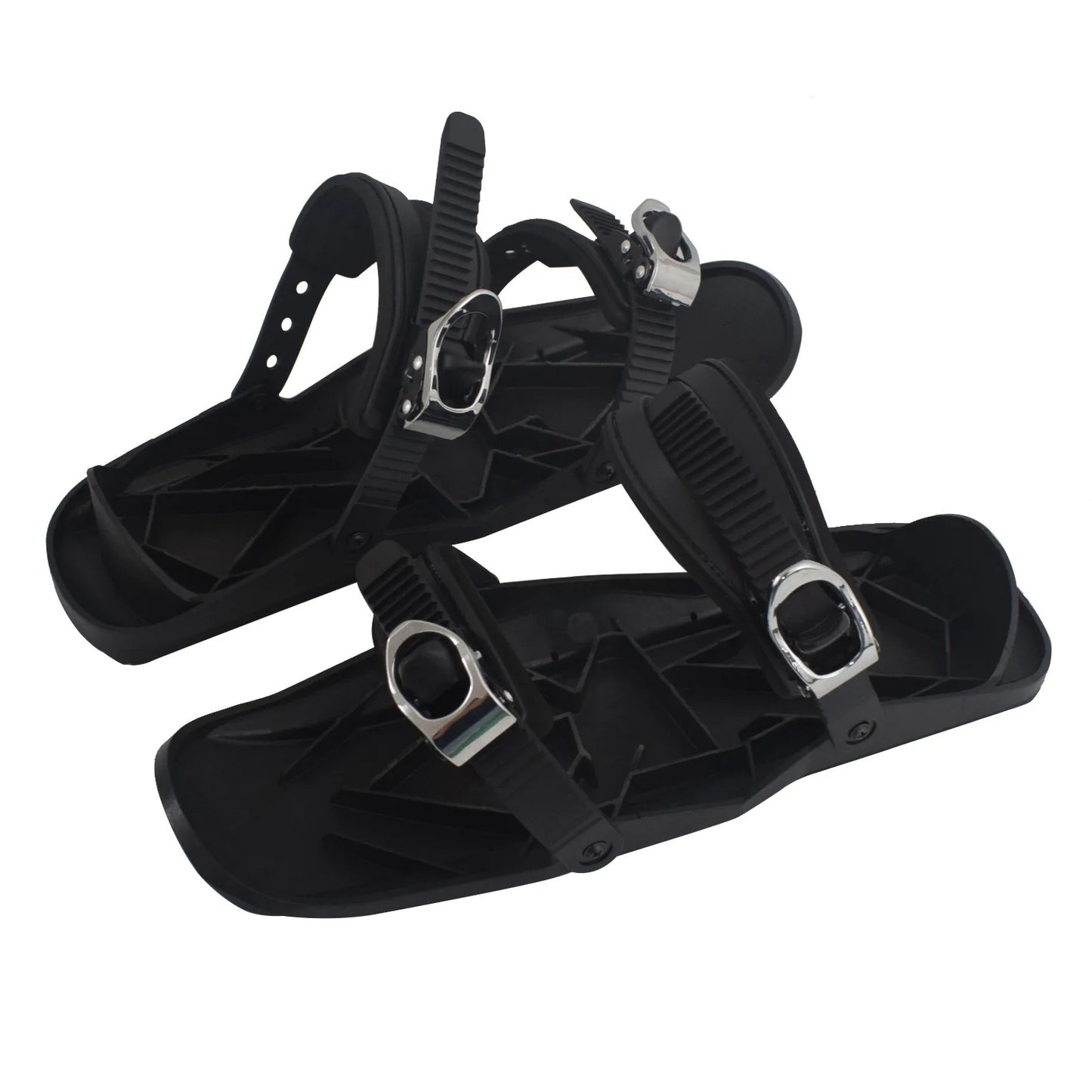 Portable Ski Boots Skiing Shoes Mini Ski Skates For Snow Short Skiboard Snowblades