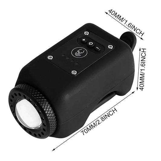 Mountain Bike Electronic Horns Bell With LED Light Rechargeable High Brightness LED Handlebar Lamp For Children's Bike